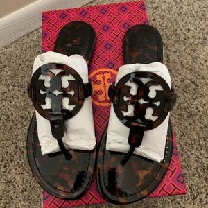 Tory Burch Tortoise Shell Miller NIB size 8